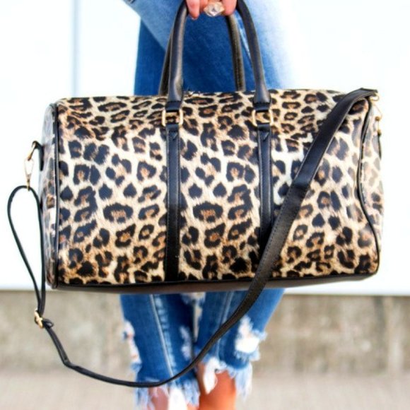 New Leopard Weekend Bag - Picture 1 of 3